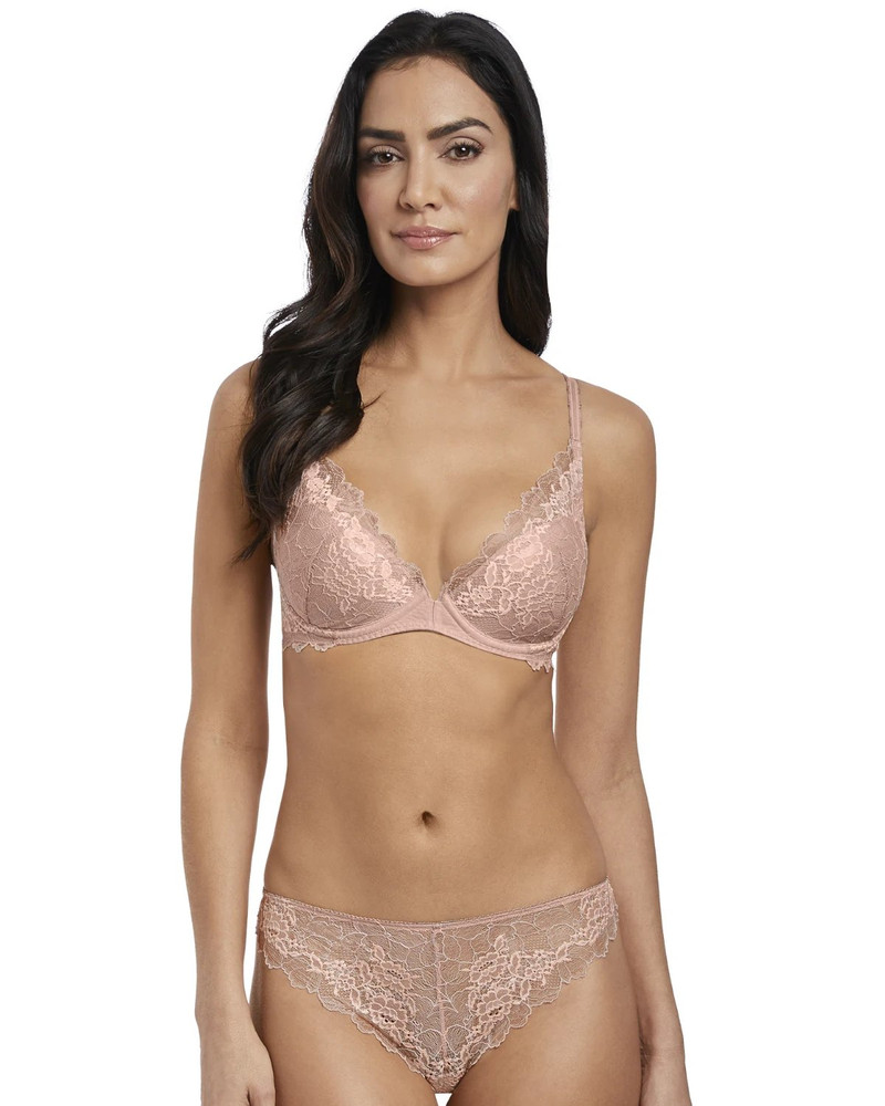 Lace Perfection figi tanga - pudrowy róż