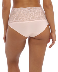 Lace Ease figi z wysokim stanem - różowe ONE SIZE