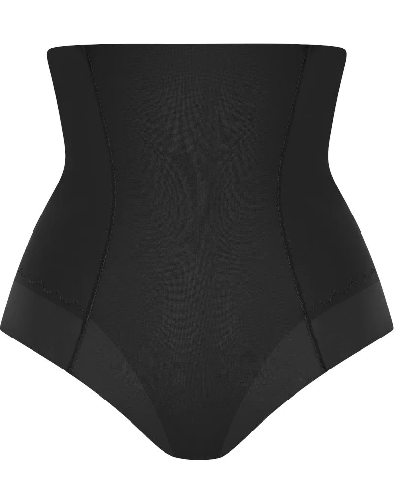 Wacoal – majtki modelujące z wysokim stanem Flawless – czarne