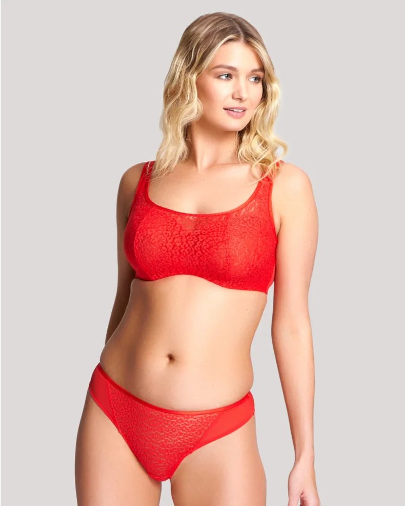 Sofia Dare biustonosz crop top - ognisty WYPRZEDAŻ