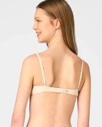 Key My First Bra TBC 024 bawełniany stanik dla nastolatek z odpinanymi ramiączkami - beżowy