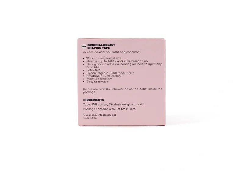 Bra Tape - modelująca taśma do biustu MAX 10 cm beżowa
