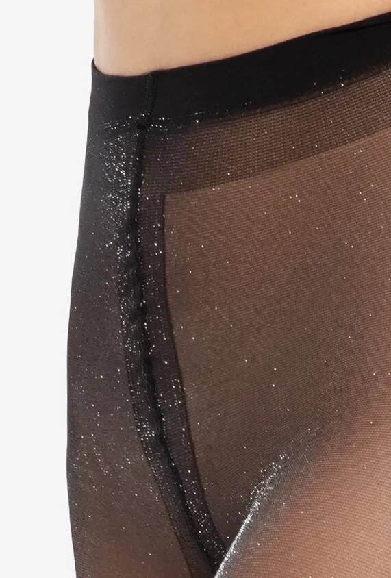 Rajstopy Nais Lurex 20 Den - nero.silver