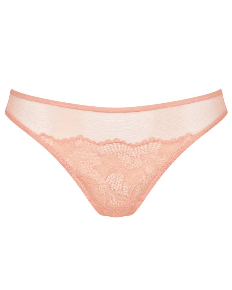 Lace Spotlight String 10193932 - seksowne stringi różowe