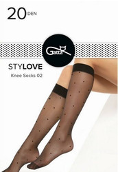 Podkolanówki Stylove Wz.02 - perla