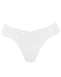 Halo Lace stringi - kremowe/ecru