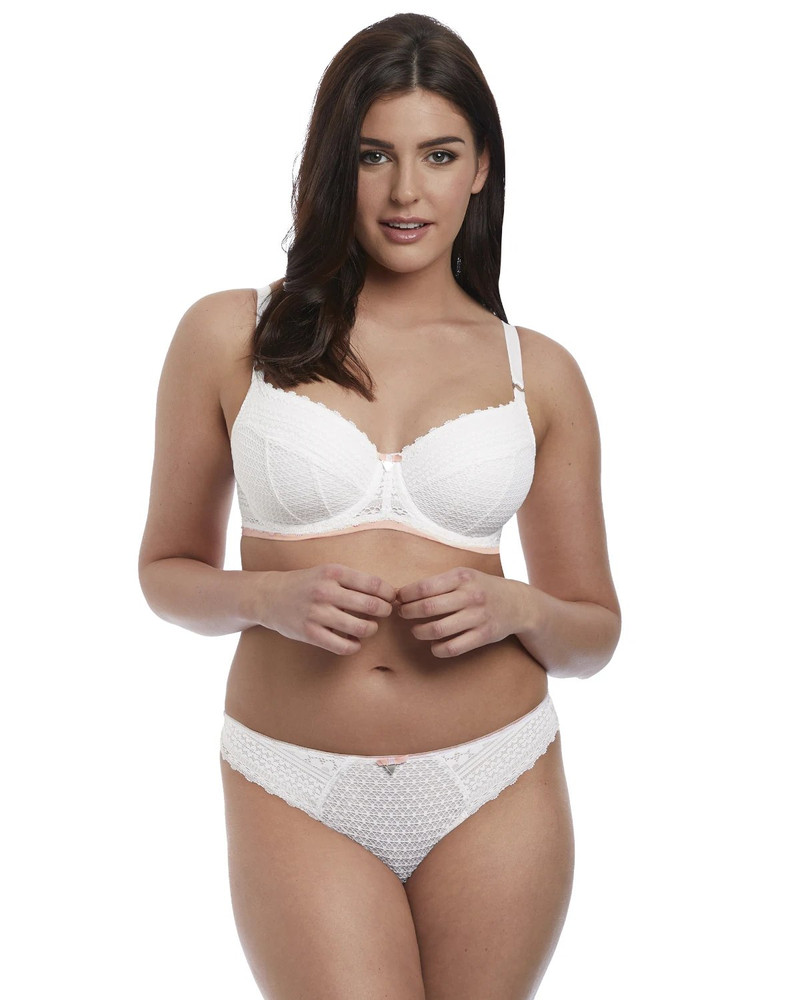 Freya Daisy Lace biustonosz half-cup - biały