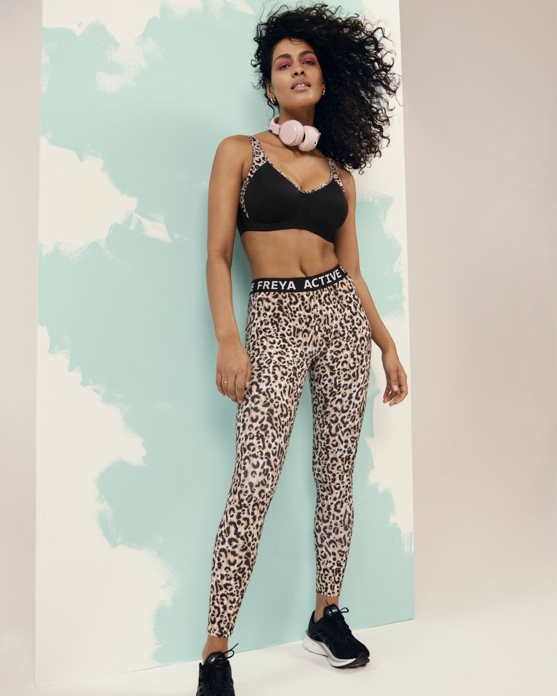 Freya Power Sculpt 2.0 legginsy sportowe - panterkowe