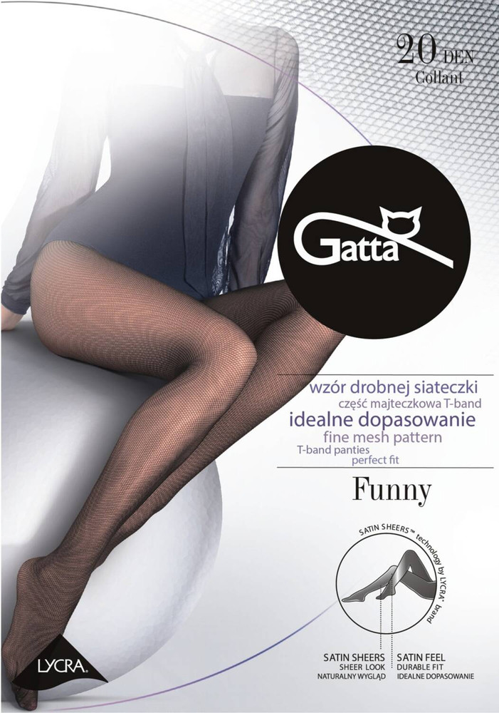 Rajstopy Funny 20 Den Kabaretki - beige
