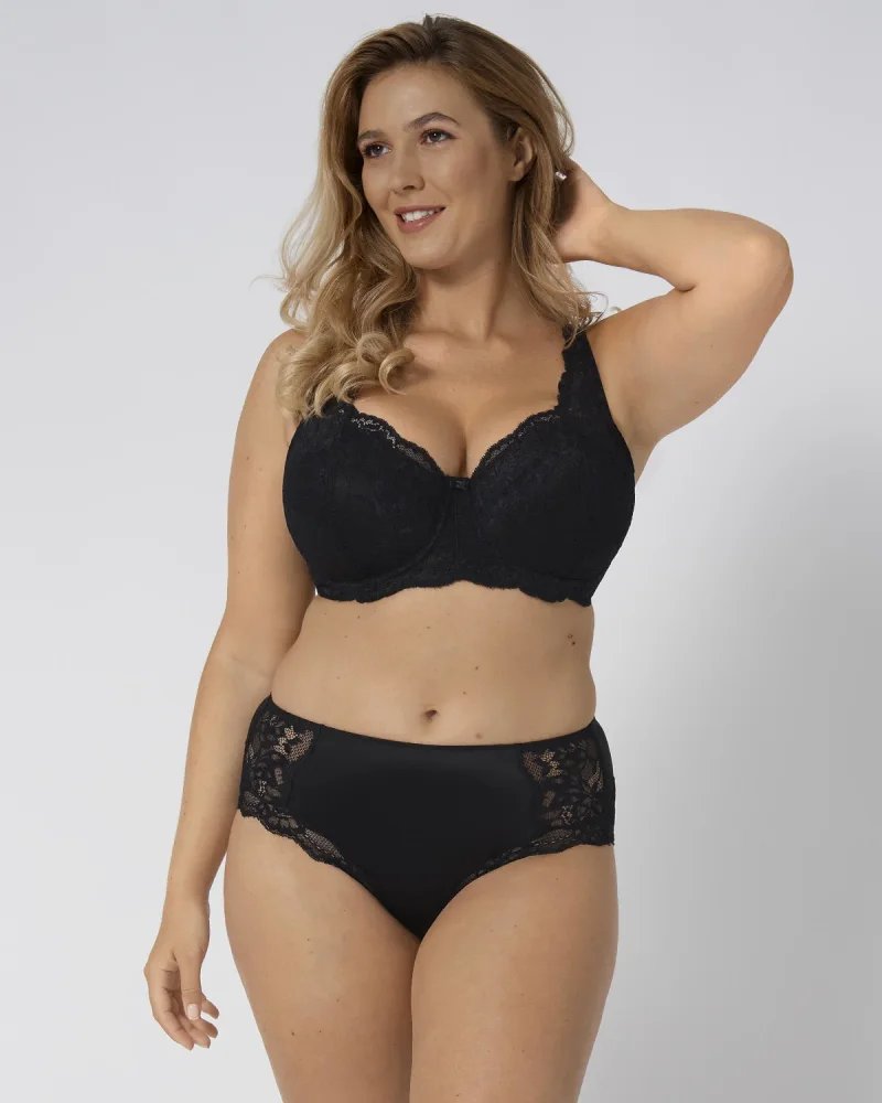 Amourette Charm Maxi 10181567 - czarne figi damskie