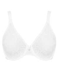Halo Lace biustonosz full cup bezszwowy - ecru/kremowy