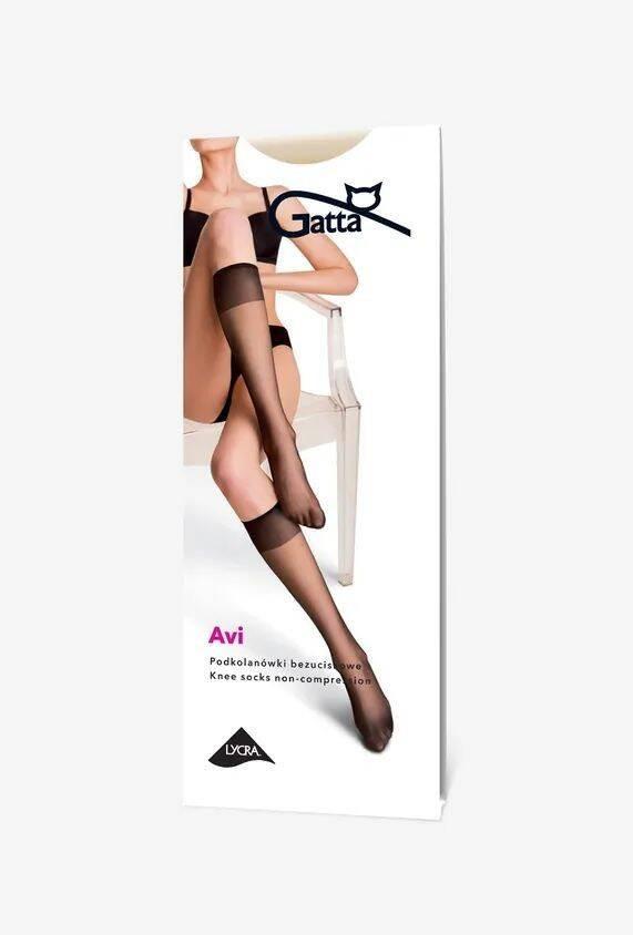 Podkolanówki Avi Lycra - beige