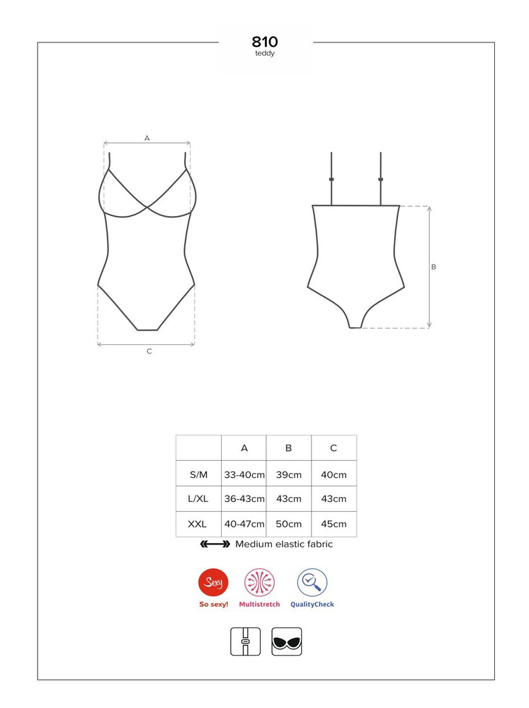 810-Ted-1 Body Czarne Obsessive